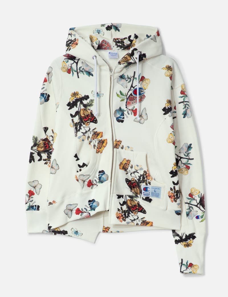 Undercover Undercover x Champion UC2E1802-2 Curved Zip-up Hoodie