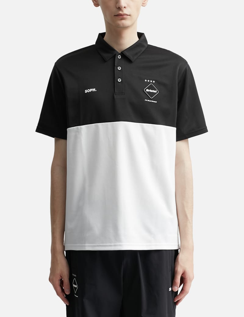 F.C.Real Bristol EMBLEM POLO S 美品 ポロシャツ-