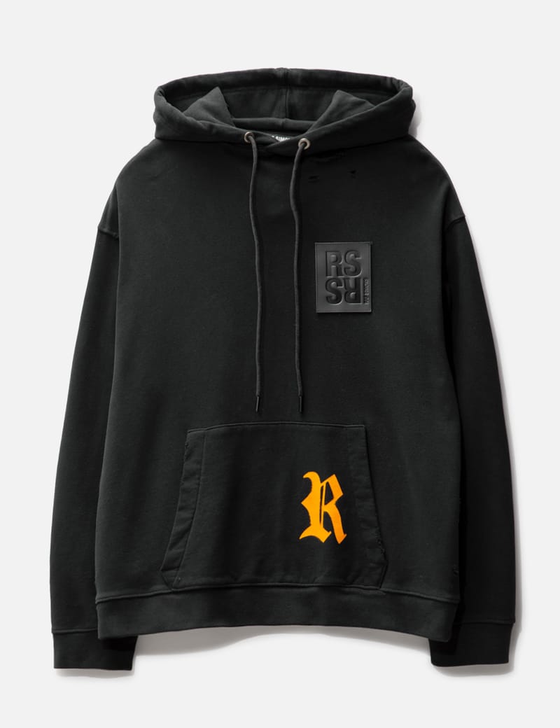 Raf Simons - DESTROYED REGULAR FIT HOODIE | HBX - Globally Curated