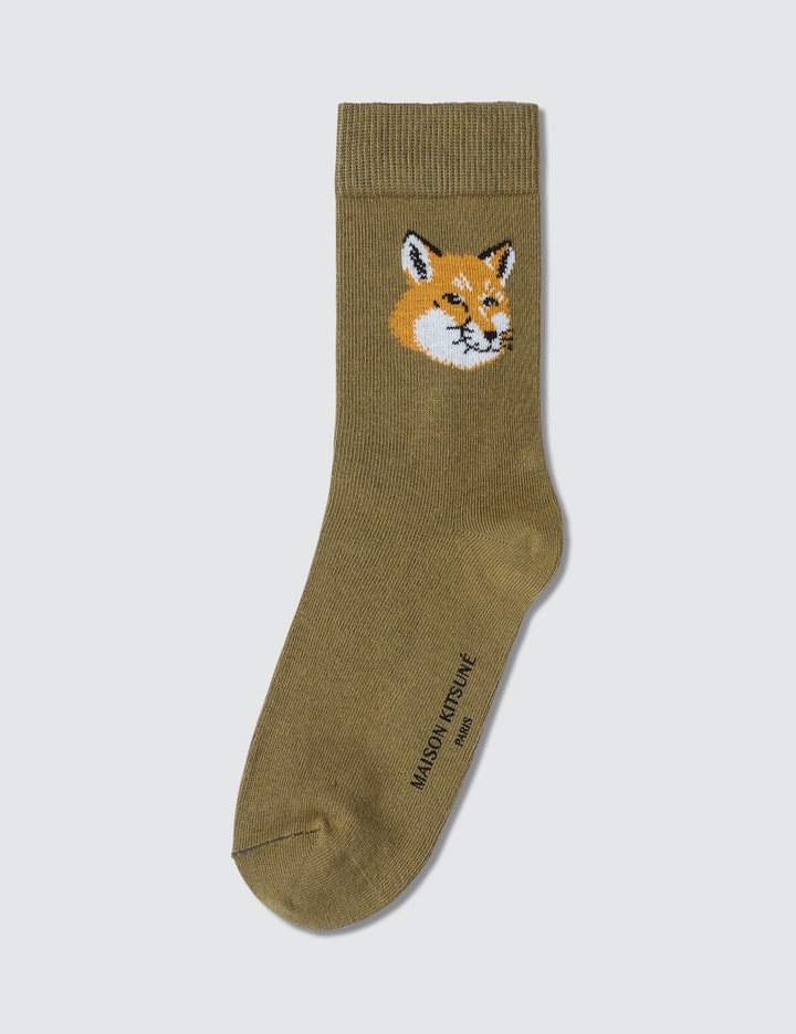 Maison Kitsuné - Fox Head Socks | HBX - Globally Curated Fashion and ...