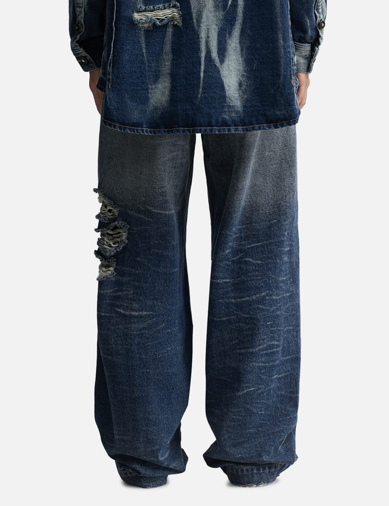 Ader Error - WIDE WRINKLE JEANS | HBX - Globally Curated Fashion