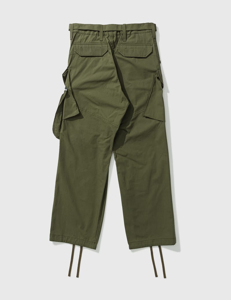 Sacai - Cotton Oxford Pants | HBX - Globally Curated Fashion and