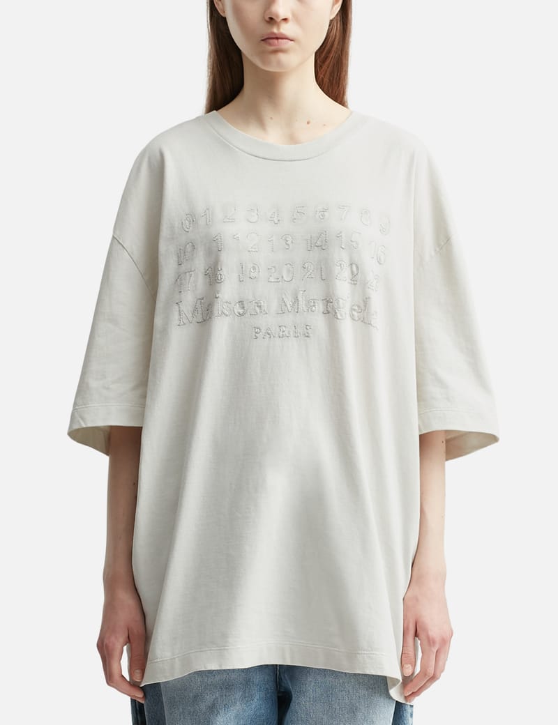 大きな取引 Margiela Maison - Globally - HBX | T-shirt Logo Embroidered トップス