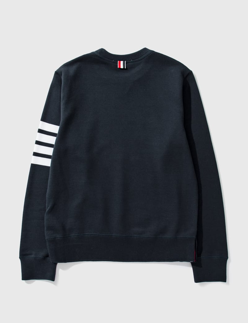 トム ブラウン - ループバック ジャージー ニット 4-Bar クルーネック
