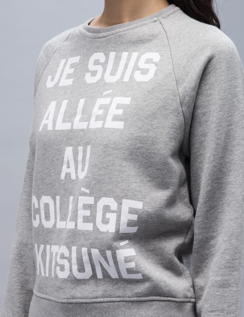 Maison Kitsuné - Je Suis Allee Sweatshirt | HBX - Globally Curated