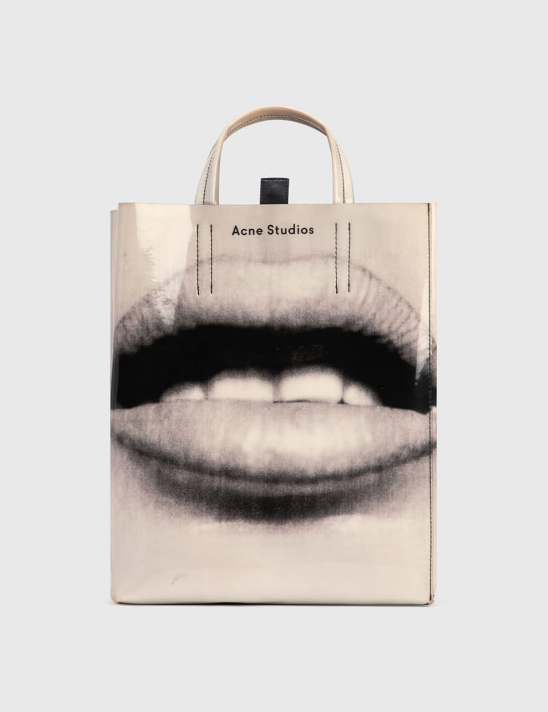 Acne Studios - Acne Studios Baker Lips Print Tote Bag | HBX ...