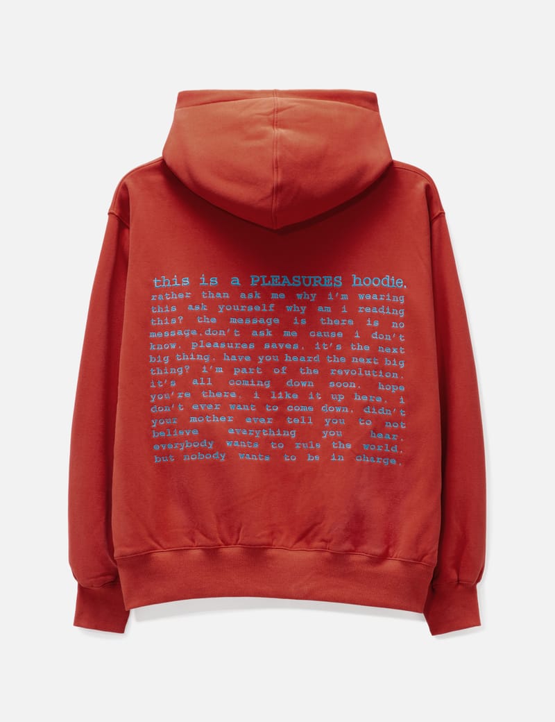 【PLEASURES】プレジャーズ Flight Hoodie Pleasures - Suffering Hoodie | HBX - Globally Curated