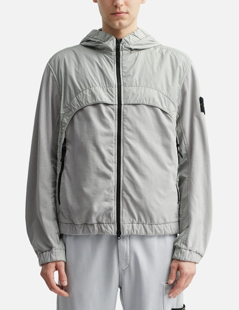 Stone Island - Crinkle Reps R-NY Hooded Jacket | HBX