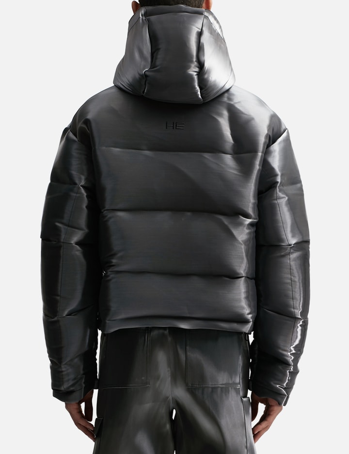Heliot Emil - Liquid Metal Down Jacket | HBX - Globally Curated Fashion ...