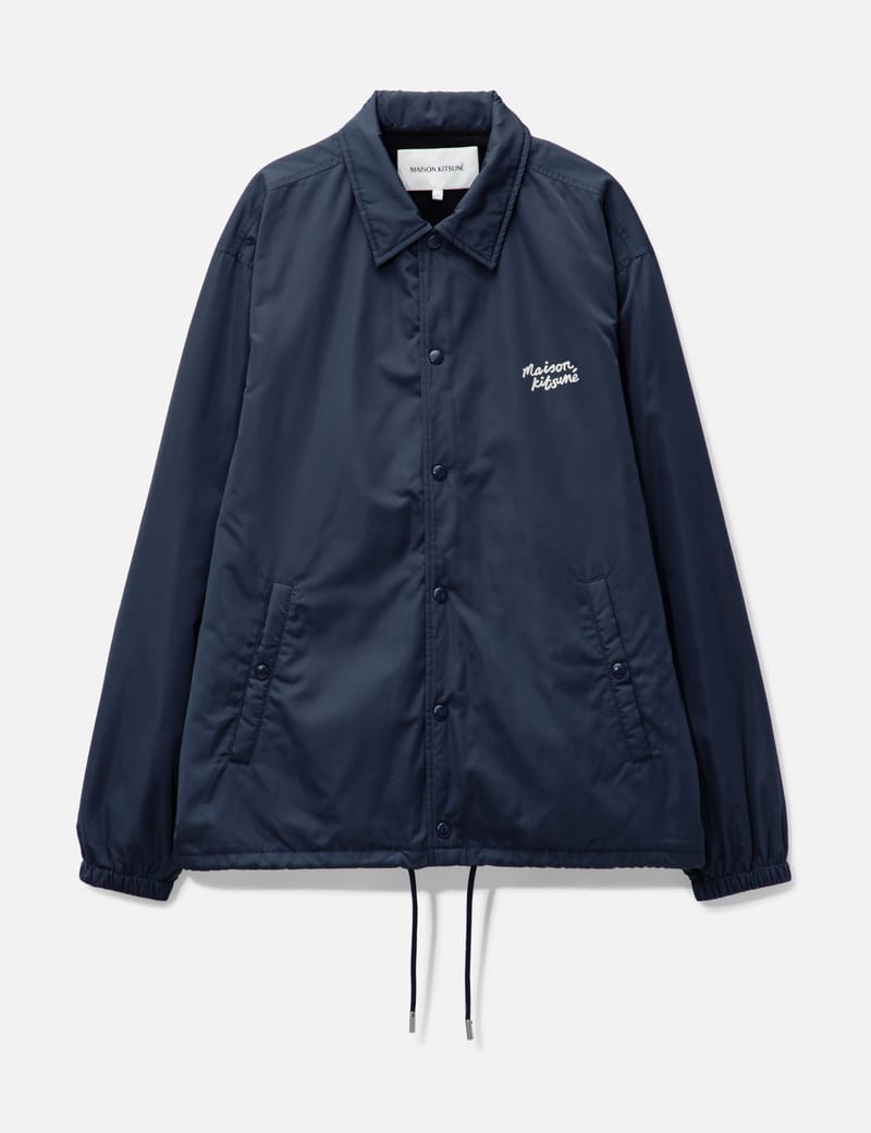 Maison Kitsuné - Coach Jacket in Nylon | HBX - Globally Curated