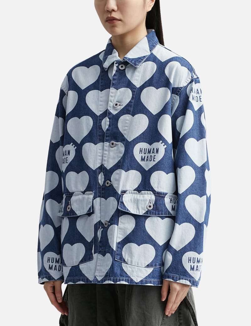 Human Made - Heart Denim Coverall Jackets | HBX - Globally Curated