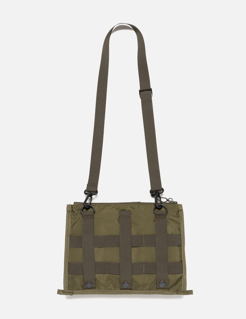 Human Made Military Shoulder Bag - Durable nylon utility bag with