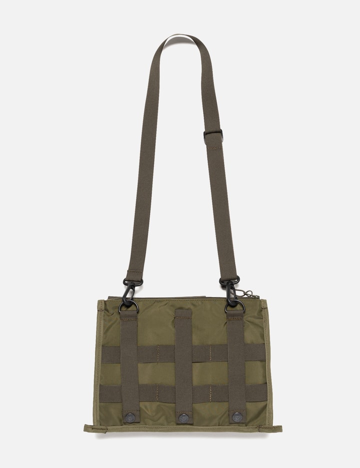 Human Made Military Shoulder Bag - 橄榄绿战术斜挎包,轻便耐用,多口袋设计满足日常收纳需求。 | HBX