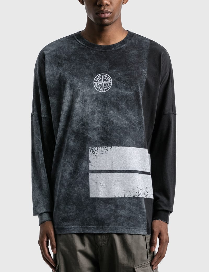 Stone Island - Dust One Logo Long Sleeve T-Shirt | HBX