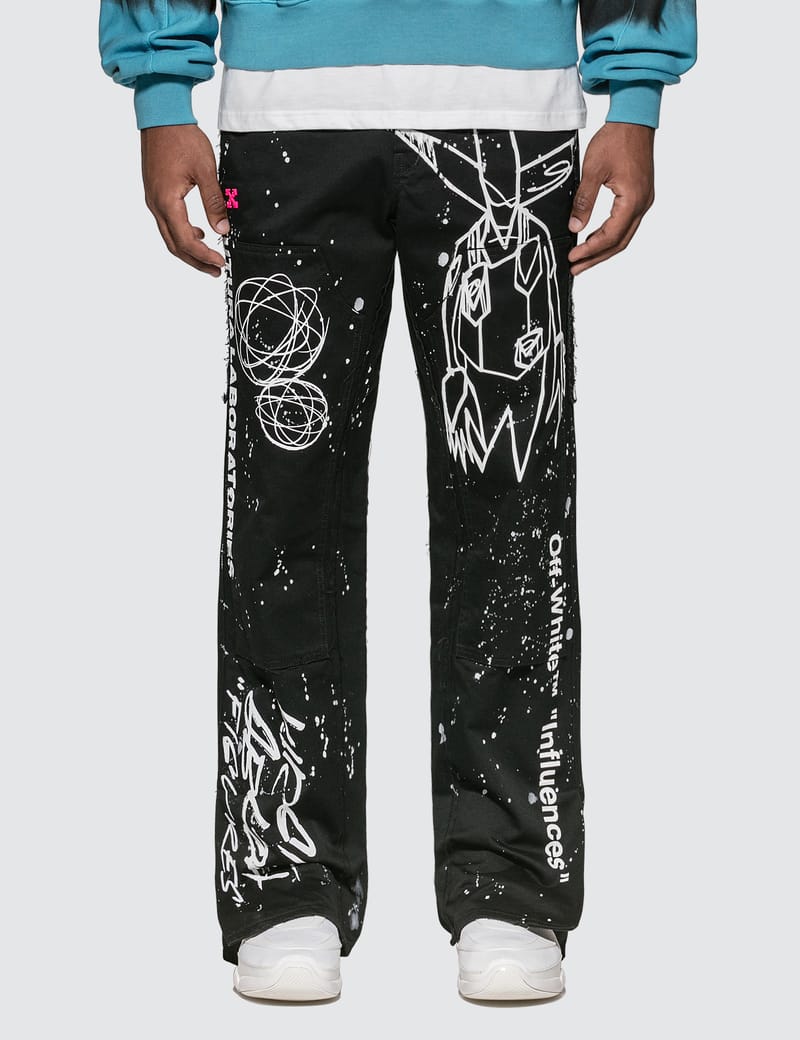 Off-White™ - Futura Alien Carpenter Pants | HBX - ハイプビースト