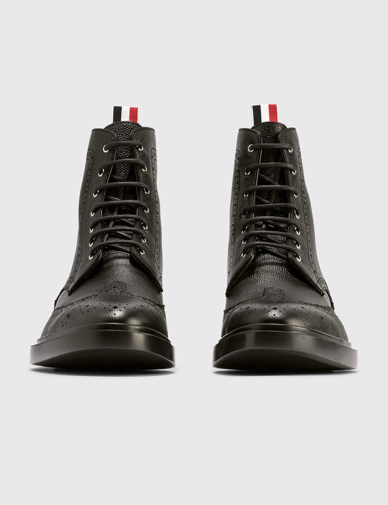 Thom Browne - Classic Wingtip Boots | HBX - Globally Curated