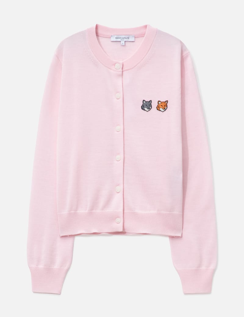 BABY カーディガン メゾンキツネ - Baby Fox Patch Regular Cardigan | HBX