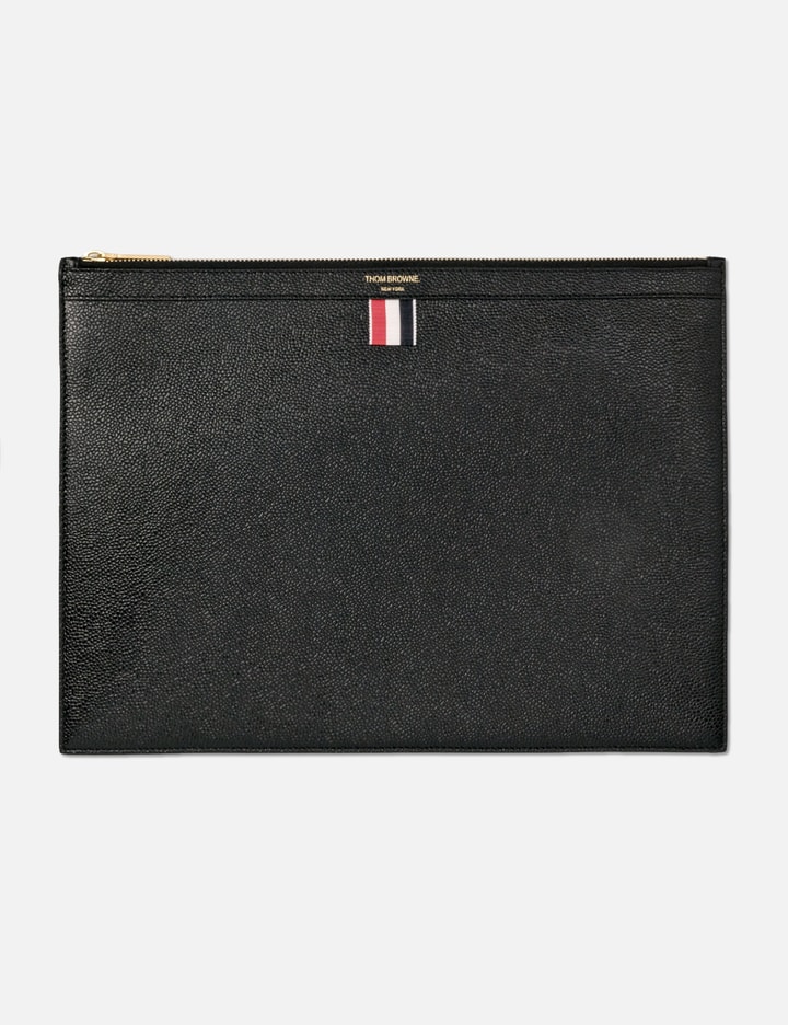 Thom Browne Logostamp Leather Document Holder HBX Globally