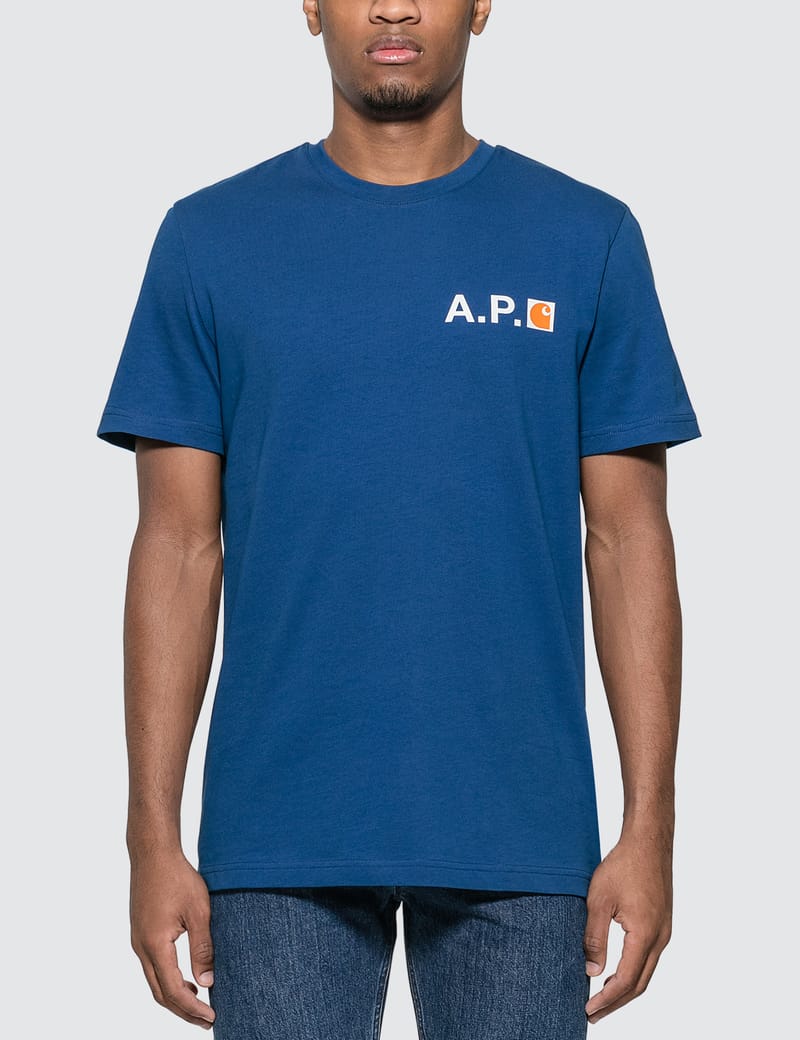 A.P.C. - A.P.C. x Carhartt Fire T-Shirt | HBX - Globally Curated