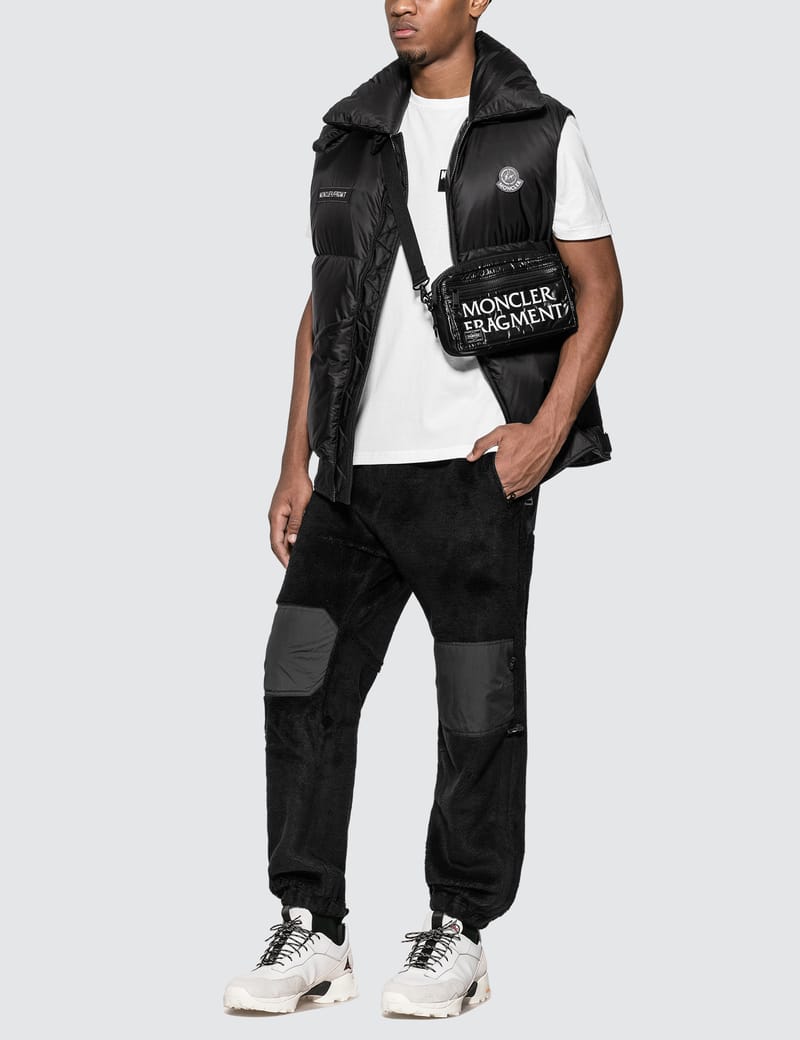 Moncler Men's Genius x Fragment Marsh Padded Gilet in Blue