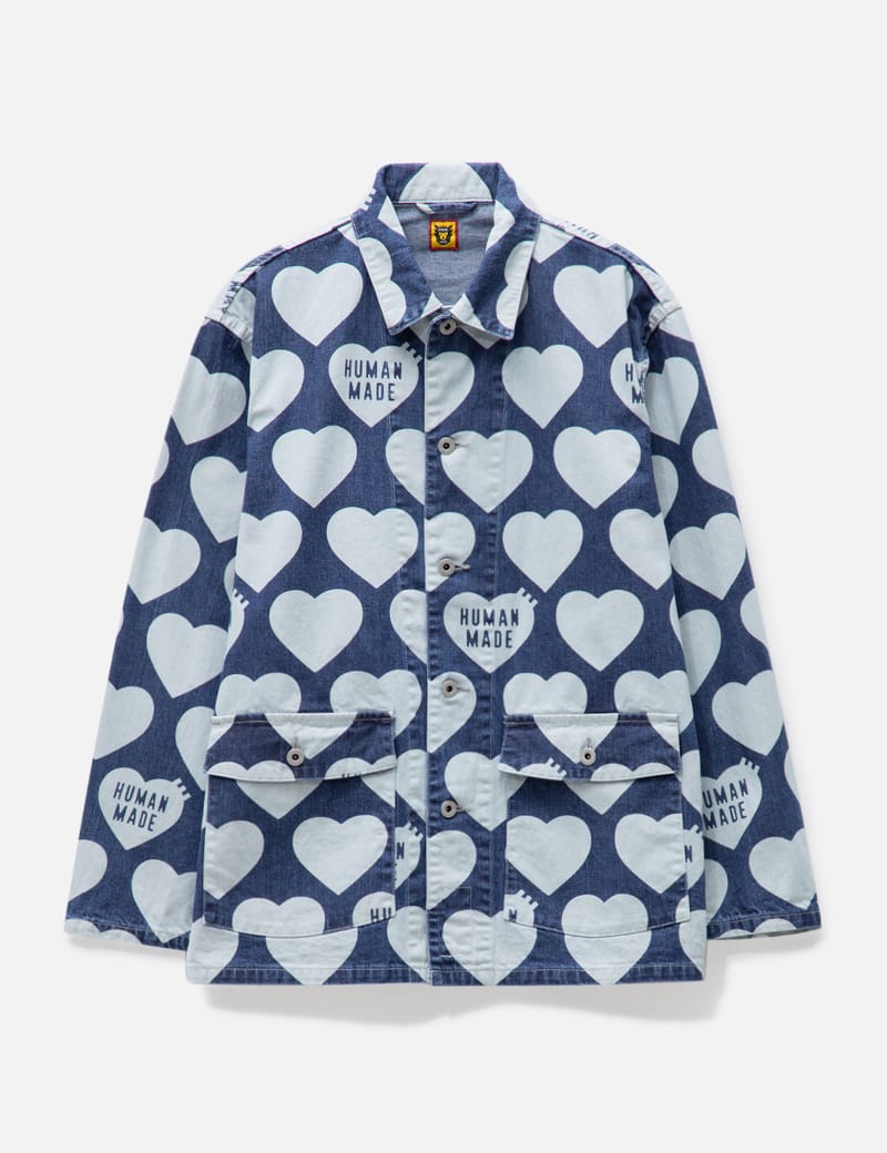 Human Made - Heart Denim Coverall Jacket | HBX - Globally Curated Fashion  and Lifestyle by Hypebeast