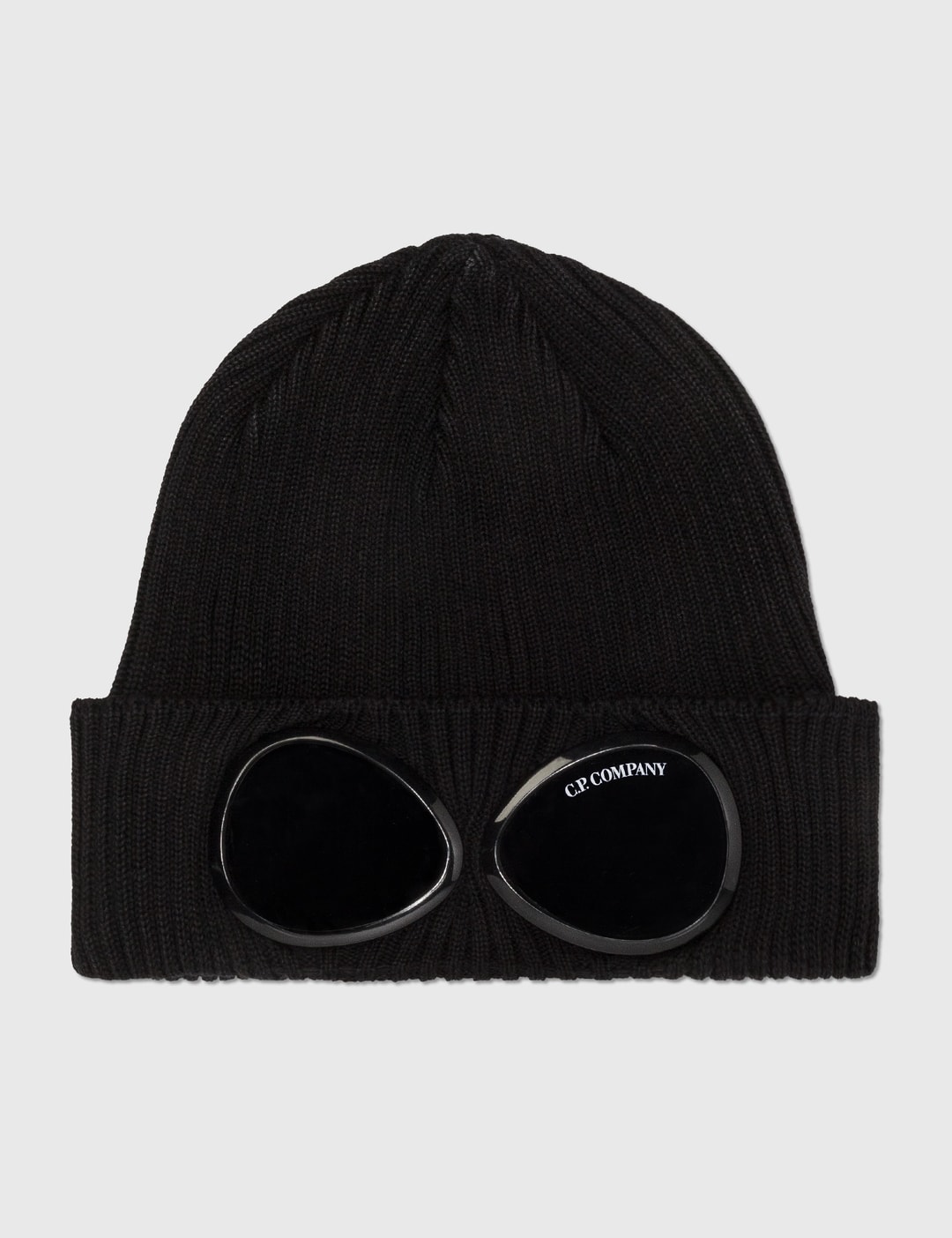 COTTON GOGGLE BEANIE / BLK