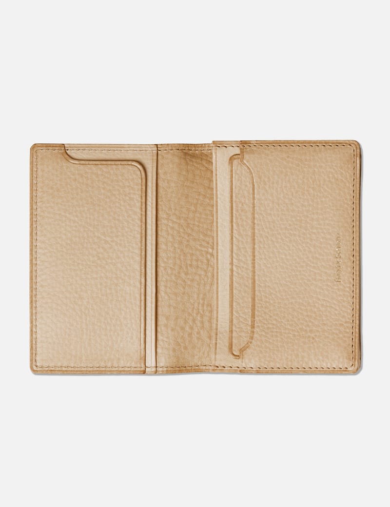Hender Scheme Card File - Minimalist brown cow leather card holder