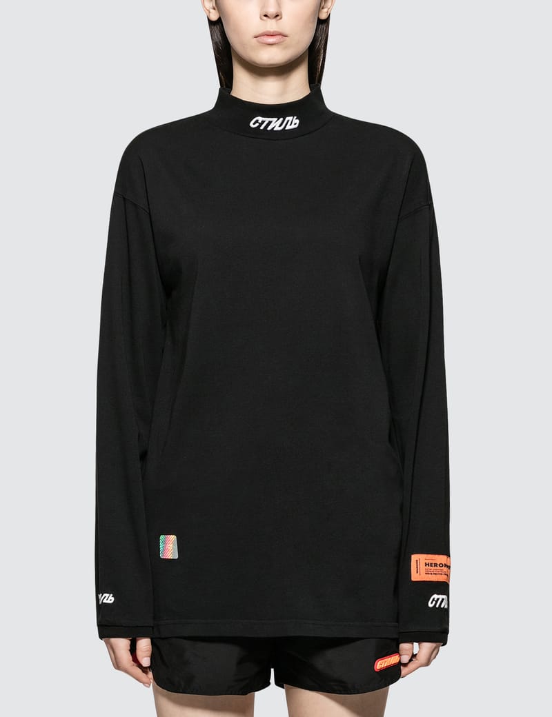 HERON PRESTON® - Turtleneck Fitted Long Sleeve T-shirt | HBX