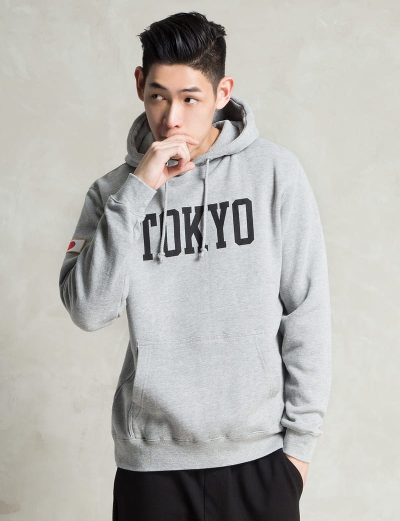 Stüssy - Grey Heather Tokyo IST Hoodie | HBX