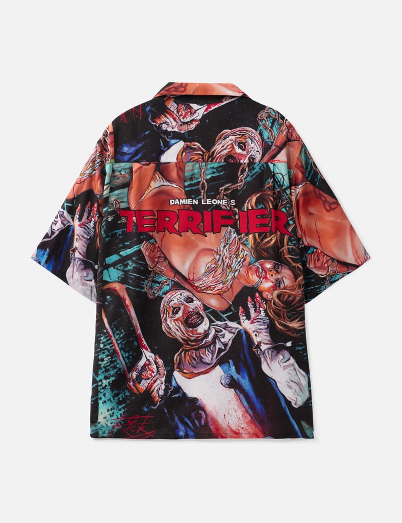WACKO MARIA Terrifier Hawaiian Shirt ( Type-1 ) - Smooth rayon