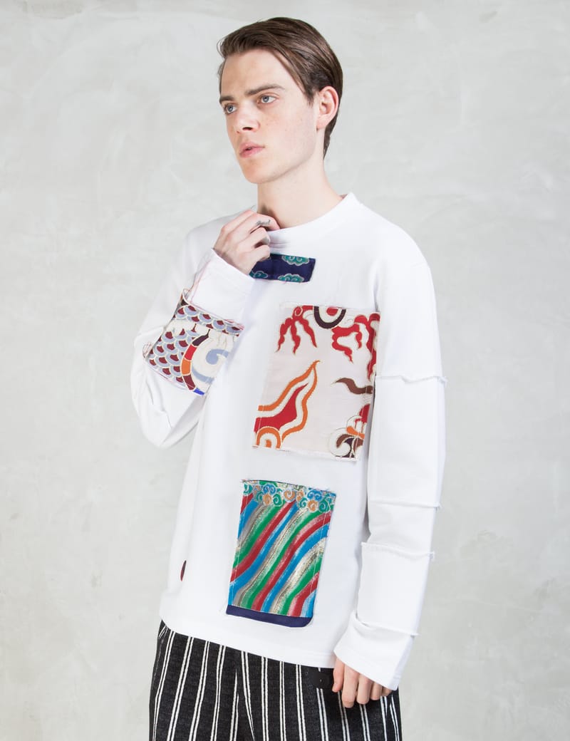 XANDER ZHOU - Patchwork Sweatshirt | HBX - Globally Curated