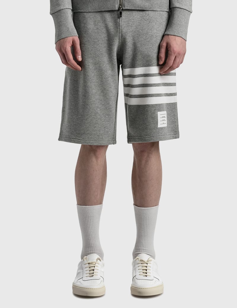 Thom Browne - Cotton Loopback Knit Engineered 4-Bar Sweat Shorts