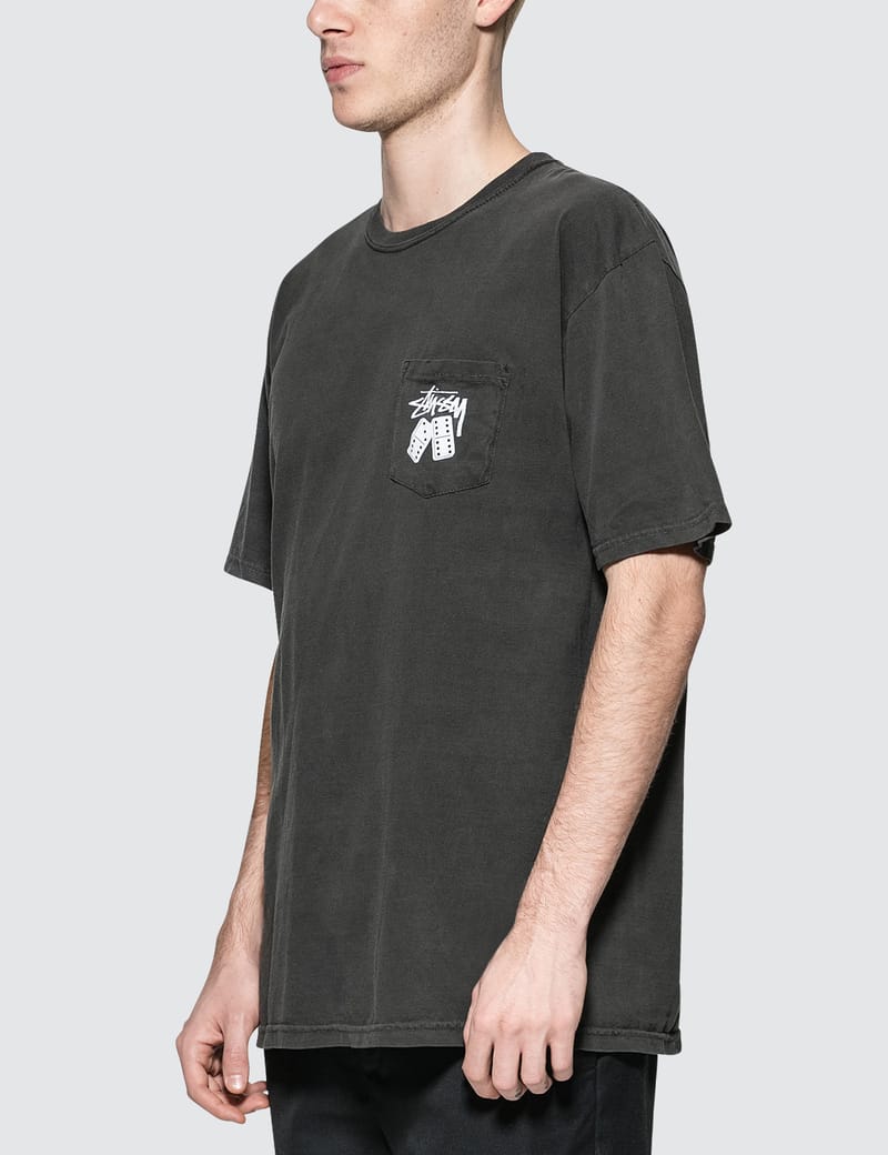 Stüssy - Dominos Pigment Dyed Pocket T-Shirt | HBX