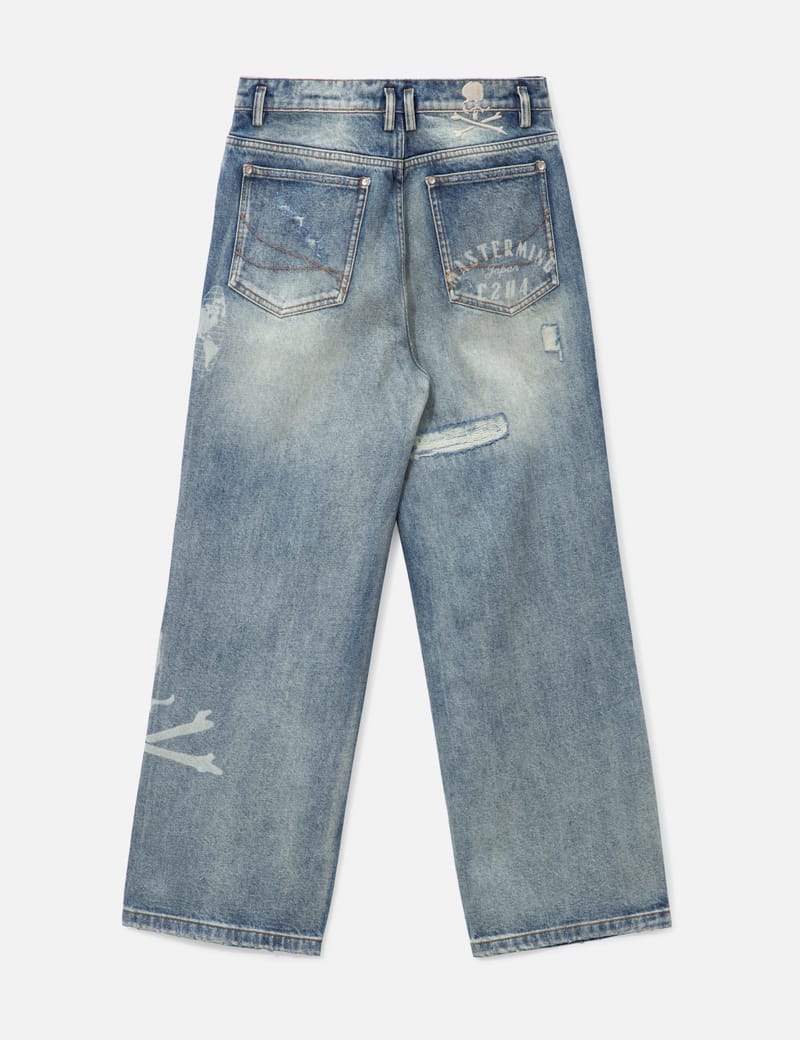 C2H4 - C2H4 x Mastermind Japan Totem Laser Jeans | HBX