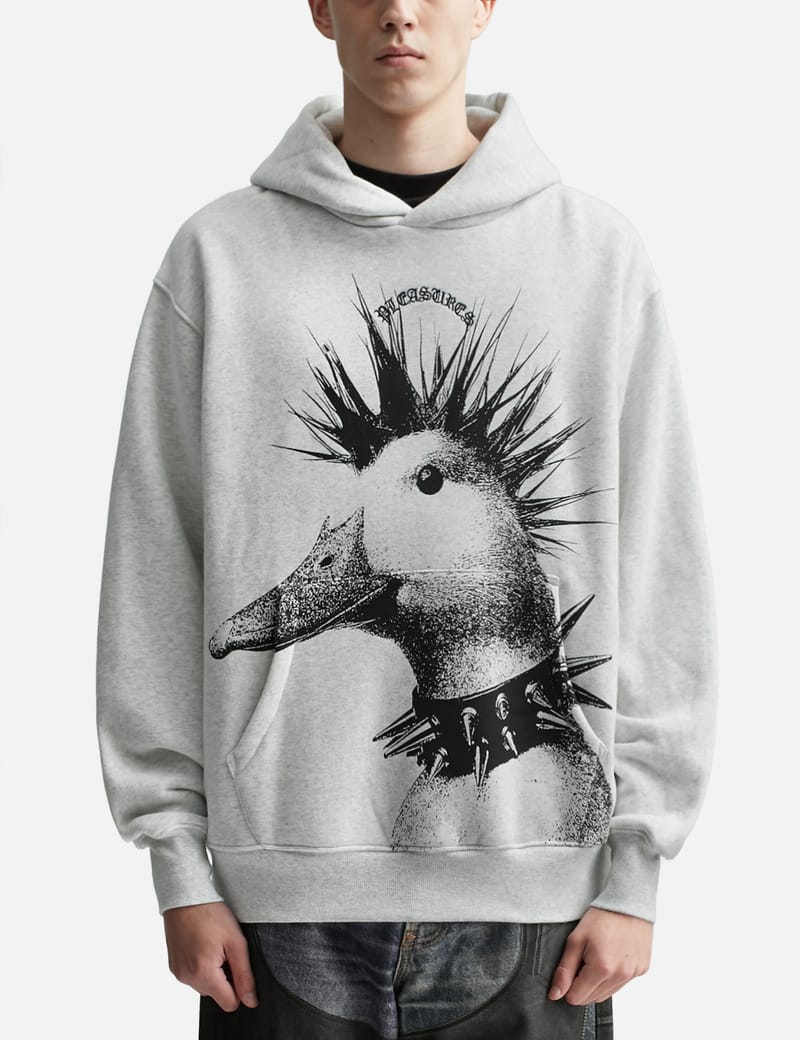 Pleasures - PUNK DUCK HOODIE | HBX - Globally Curated