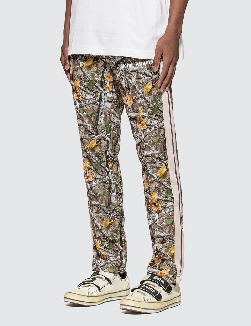 Palm Angels - Wood Camo Track Pants | HBX - Globally Curated
