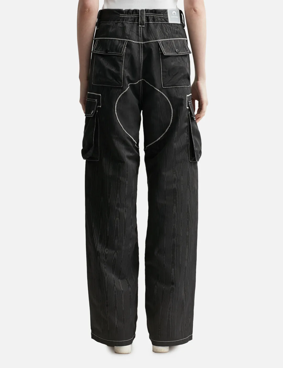 MOIRE CARGO PANTS