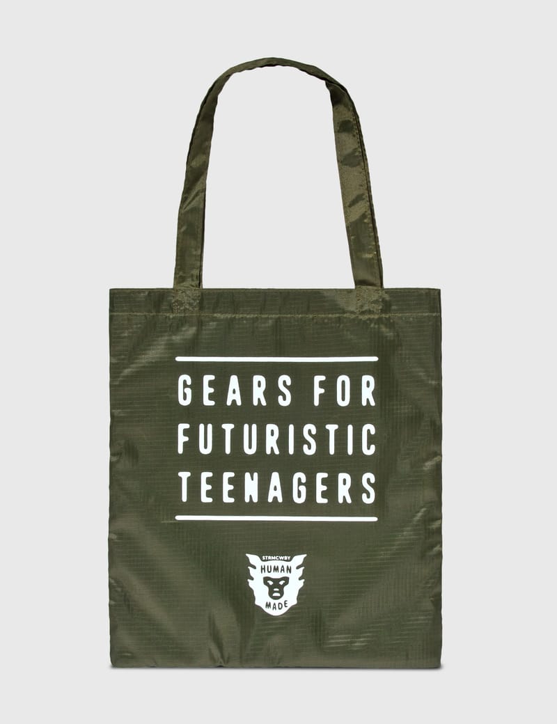 バッグ HUMANMADE TOTE BAG KAWS HUMAN MADE Drop Limited Edition Tote Bag | Hypebeast