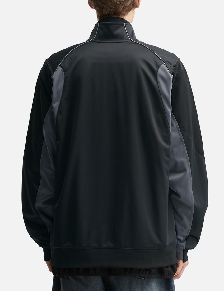 CODA - Black 2IN1 Double Layer Hybrid Track Jacket | HBX