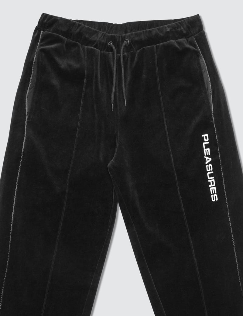 Pleasures - Cozy Velour Pants | HBX - Globally Curated
