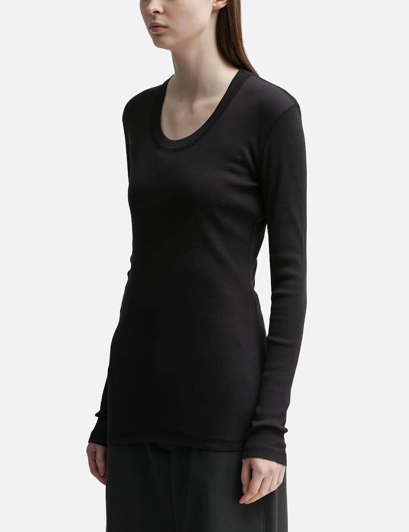 Lemaire - Rib Long Sleeve T-shirt | HBX - Globally Curated Fashion