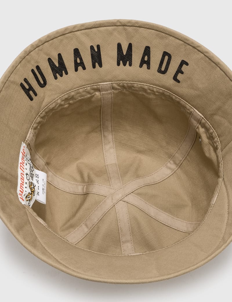 Human Made - Rip-stop Round Bucket Hat | HBX - Globally Curated