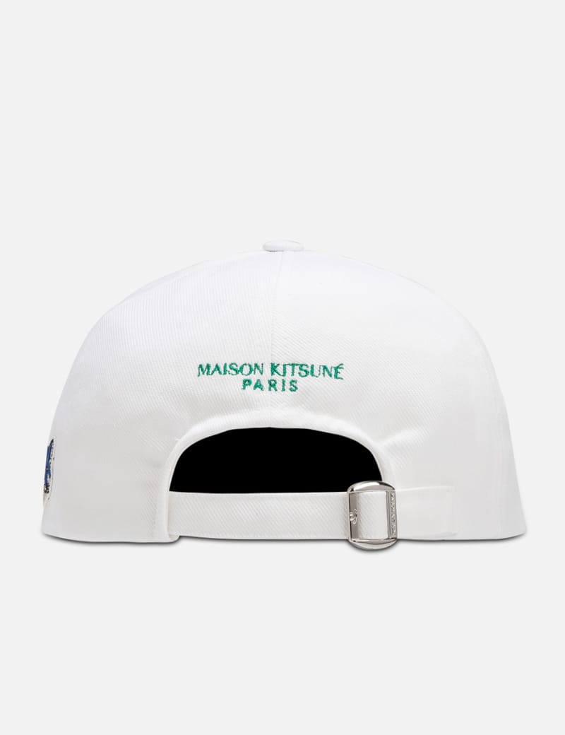 Maison Kitsune☆ SEASONAL FOX FEAD 6P CAP LARGE FOX HEAD 6P CAP | Maison Kitsuné