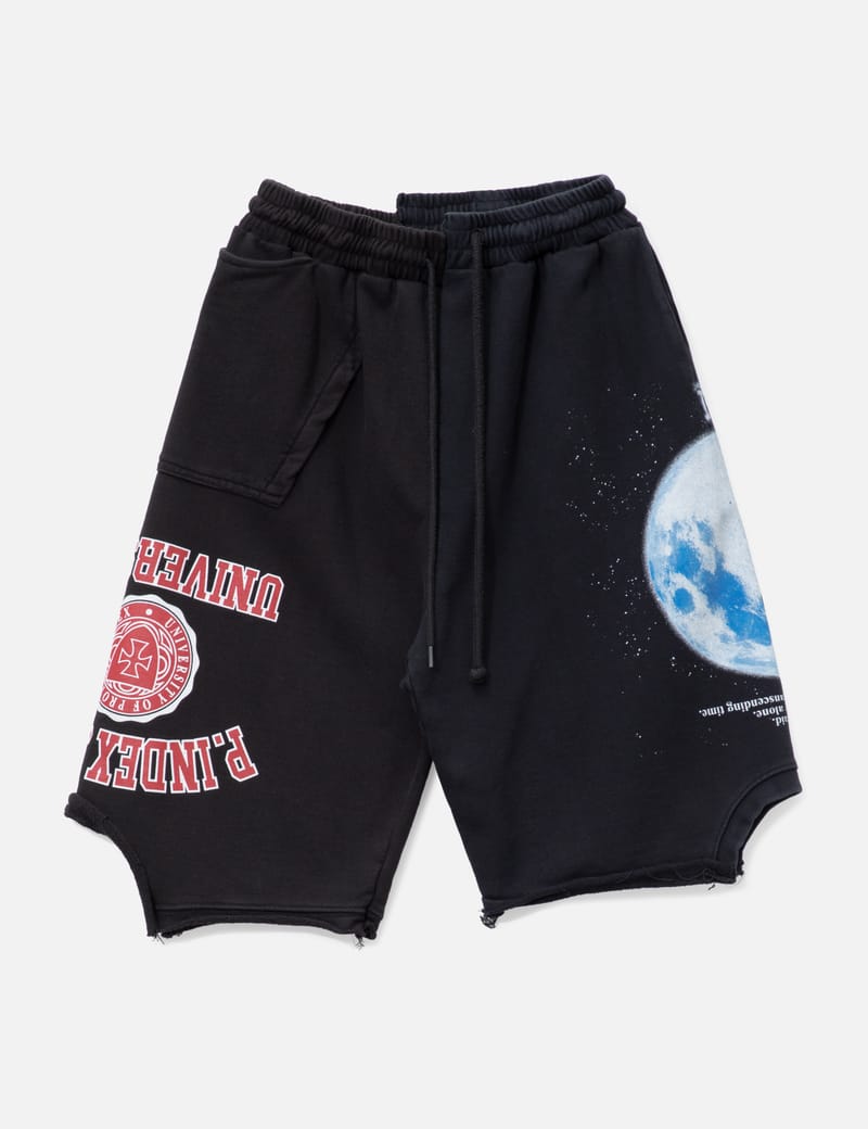 Protocol-Index Folded Waist Jorts - Semi-oversized black denim