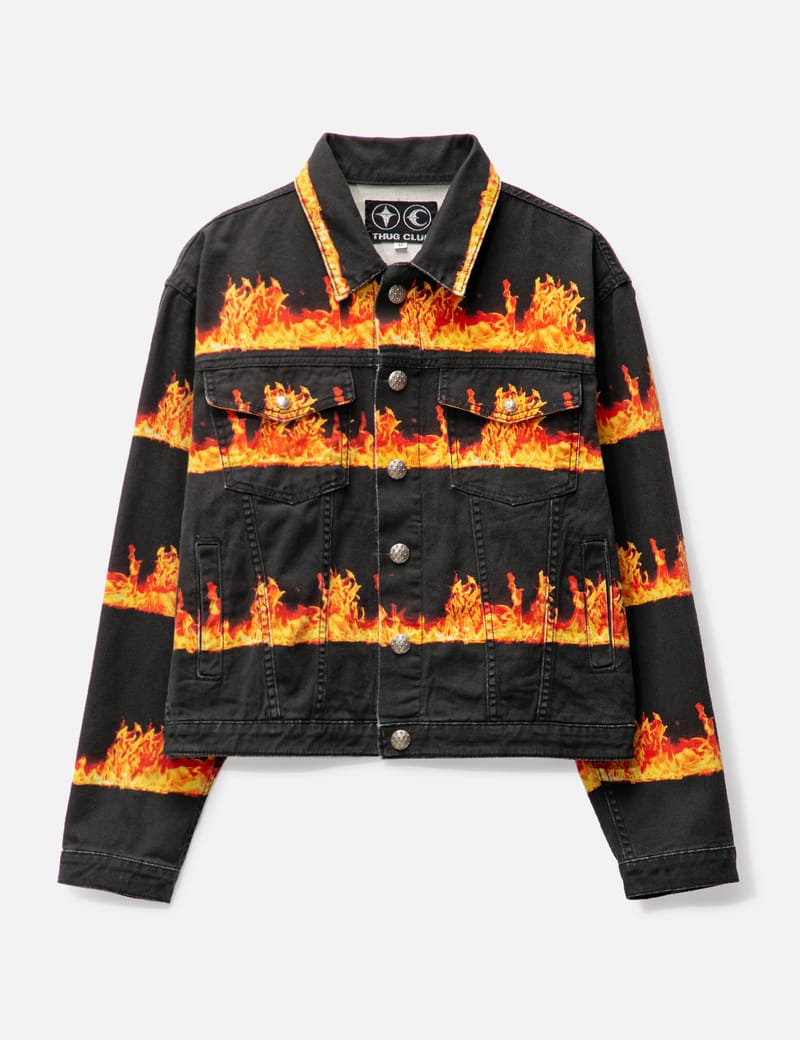 THUG CLUB - CHOPPER FLAME JACKET | HBX - HYPEBEAST 為您搜羅全球