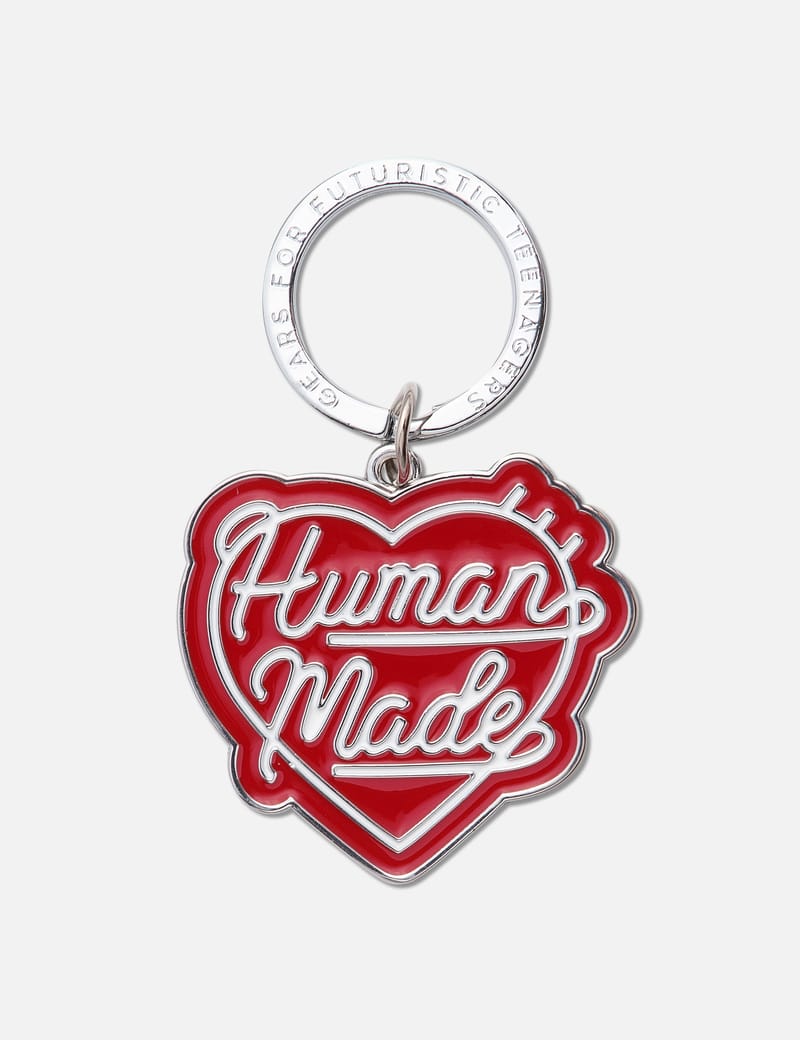 Human Made - HEART KEYRING | HBX - Globally Curated Fashion and