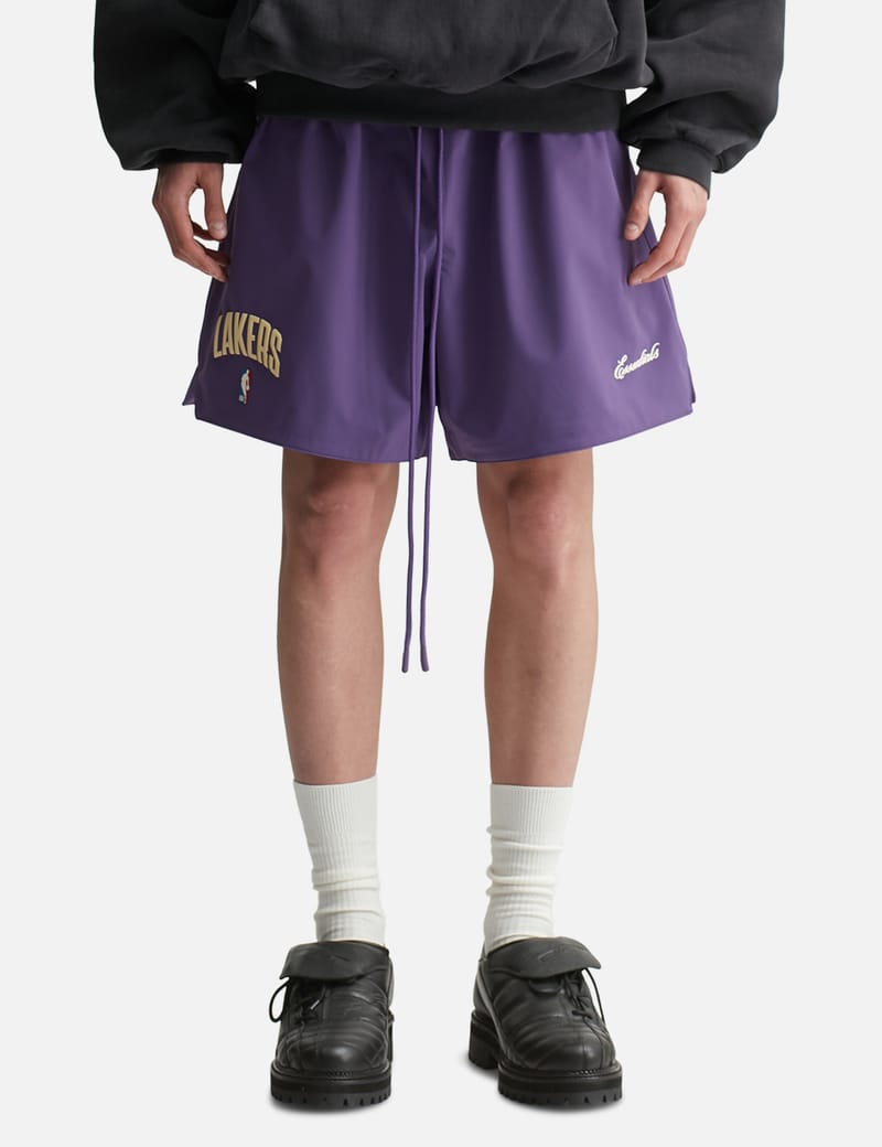 Fear of God Essentials Lakers Classic Short - Classic-fit Lakers