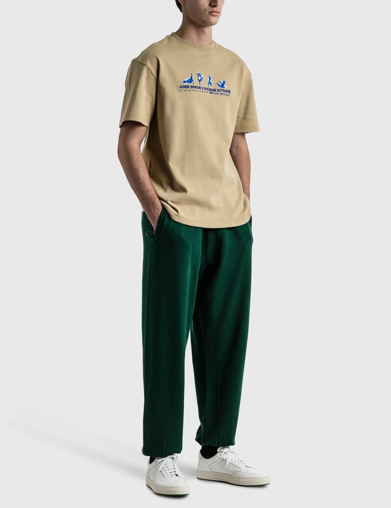 ●ADER ERROR x Maison Kitsune●Yoga blue fox t-shirt/Limited Maison Kitsuné - Maison Kitsuné x Ader Error Yoga Blue Fox T