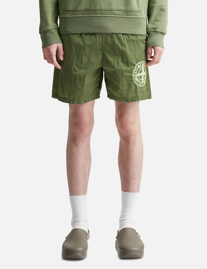 Stone Island Men's Nylon Swim Trunks Beige