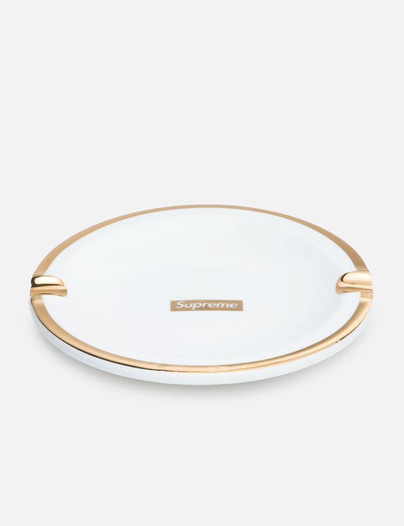 Supreme Ceramic Ashtray Supreme - Gold Trim Ceramic Ashtray | HBX